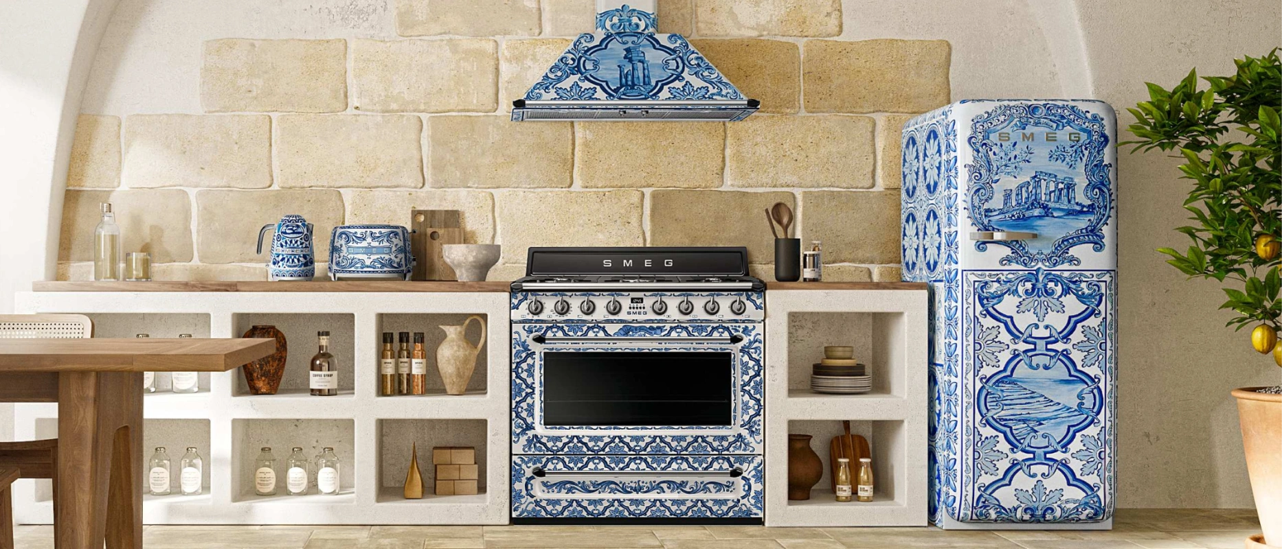 Smeg Blu Mediterraneo