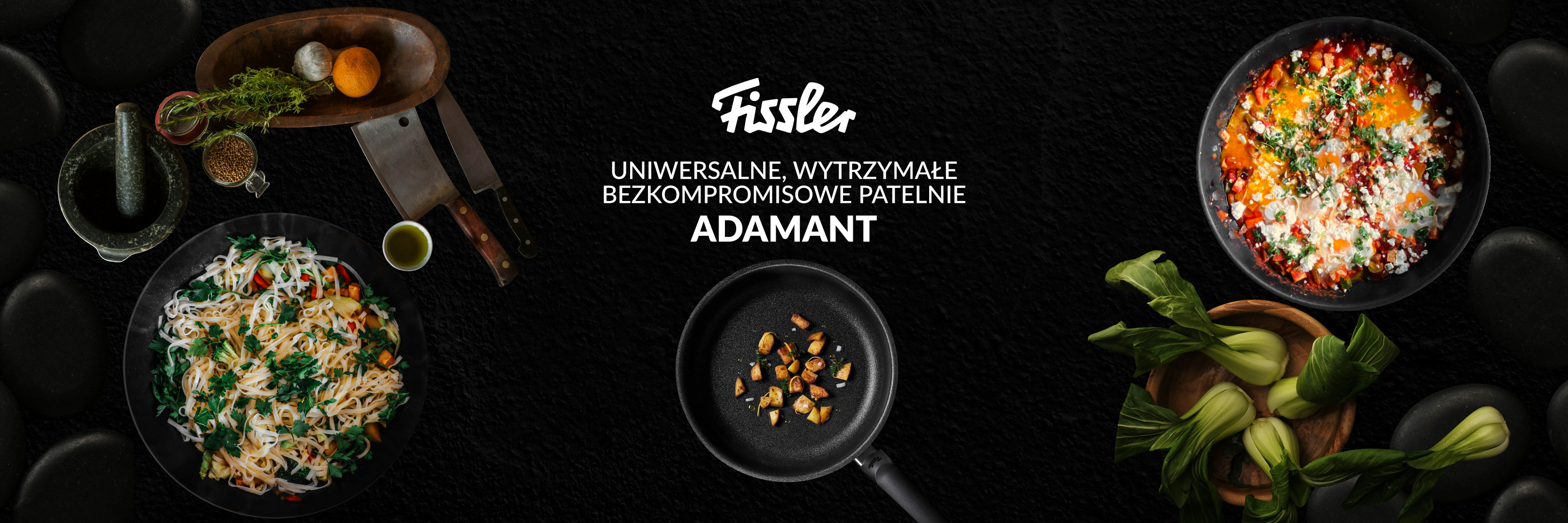 Fissler - Uniwersalne, wytrzymałe, bezkompromisowe patelnie Adamant