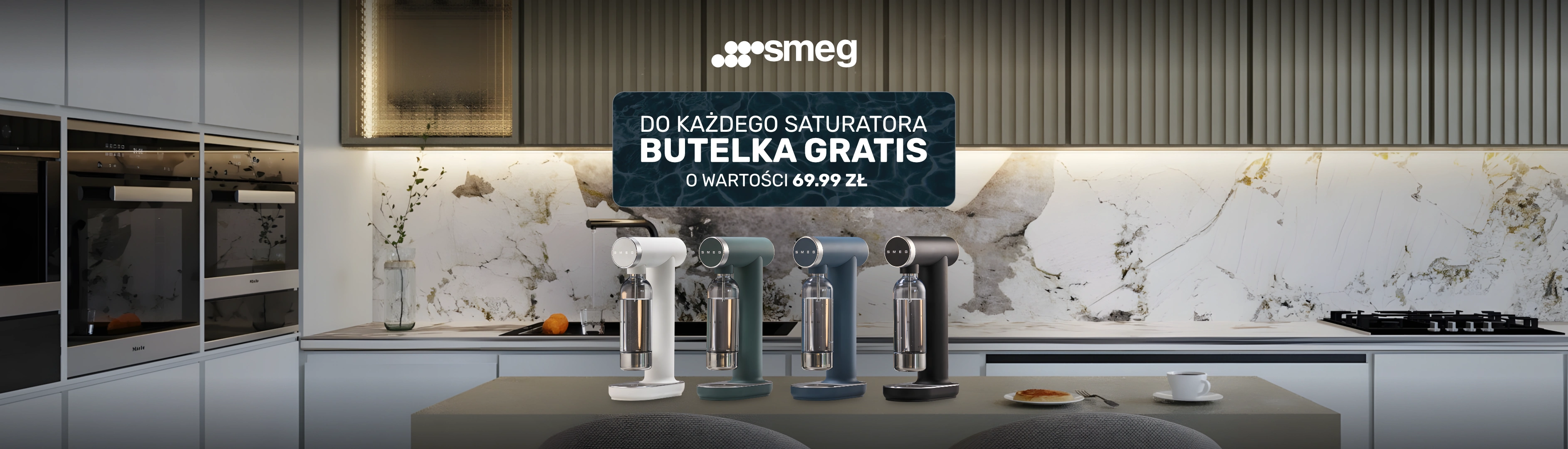 SMEG - Do każdego saturatora butelka GRATIS