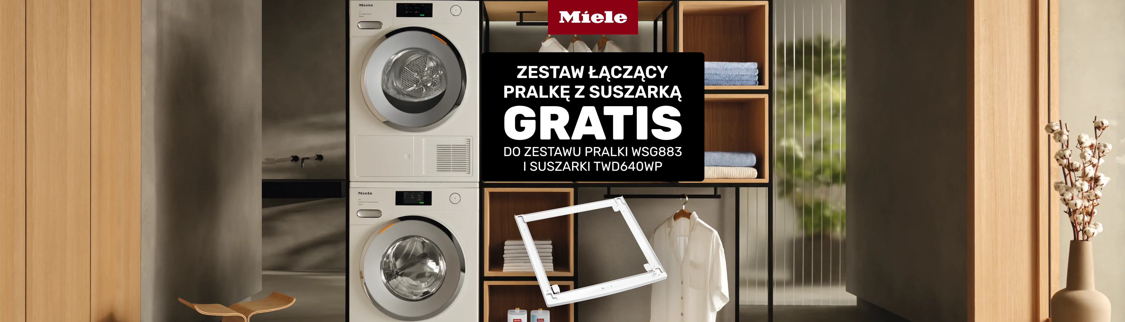 Miele - Zestaw łączący w kolumnie GRATIS