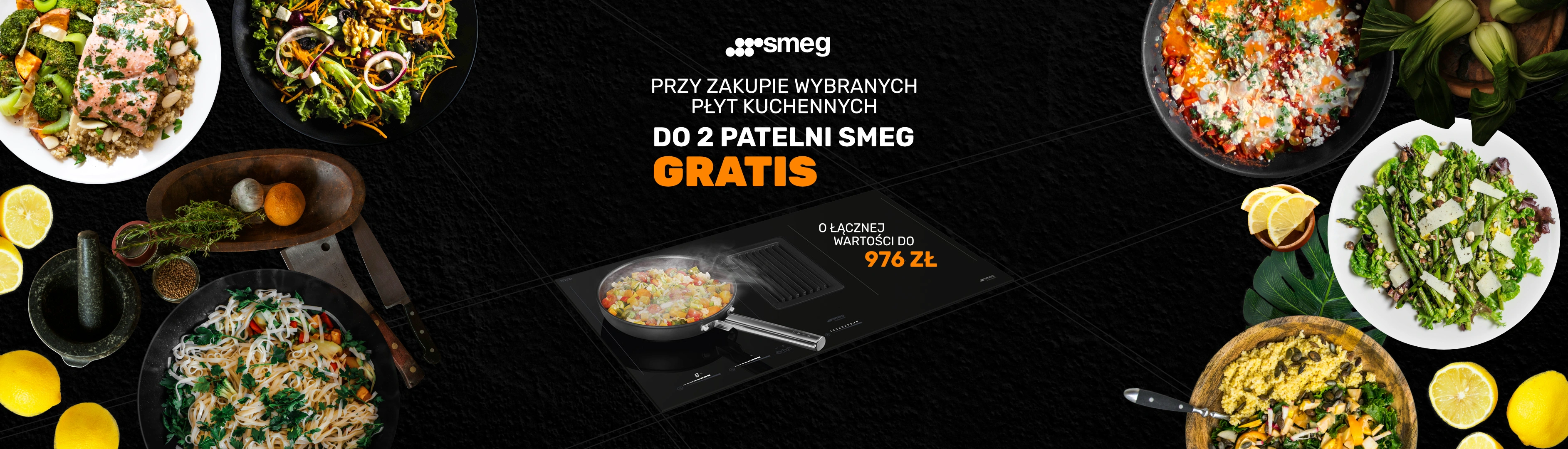 Patelnie SMEG GRATIS!