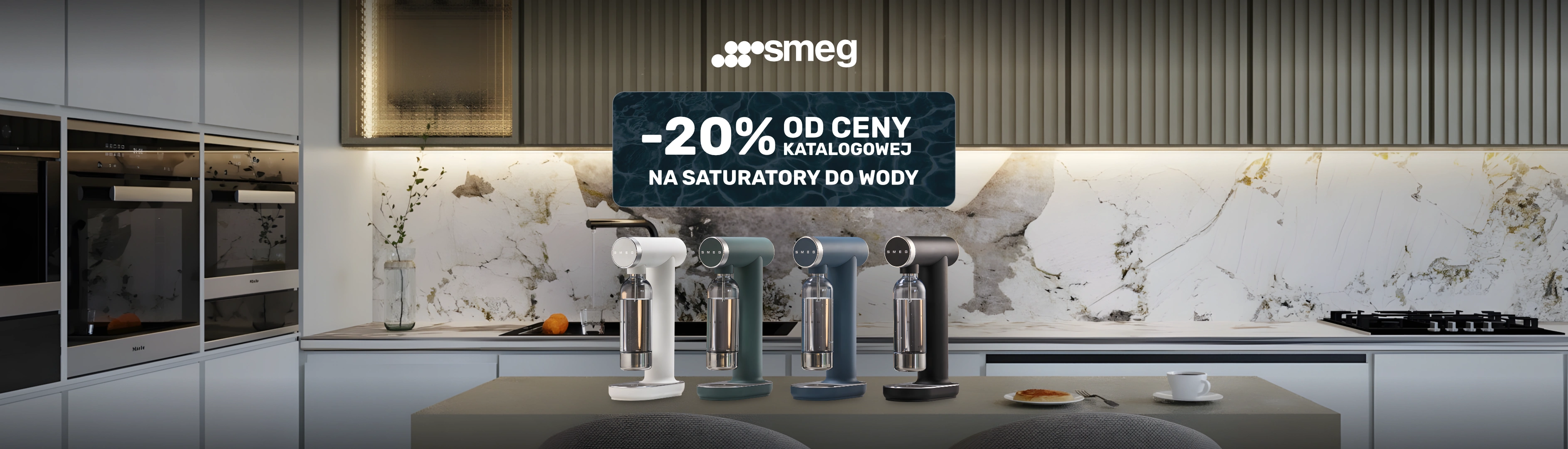 SMEG -20% od ceny katalogowej na saturatory