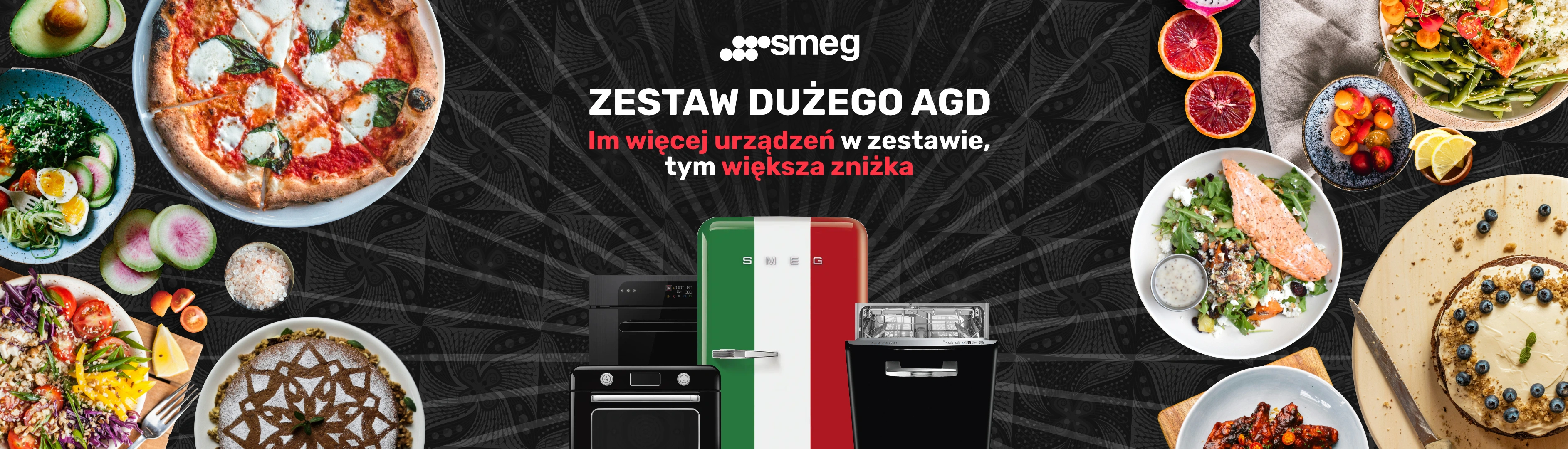 SMEG - Zestaw dużego AGD