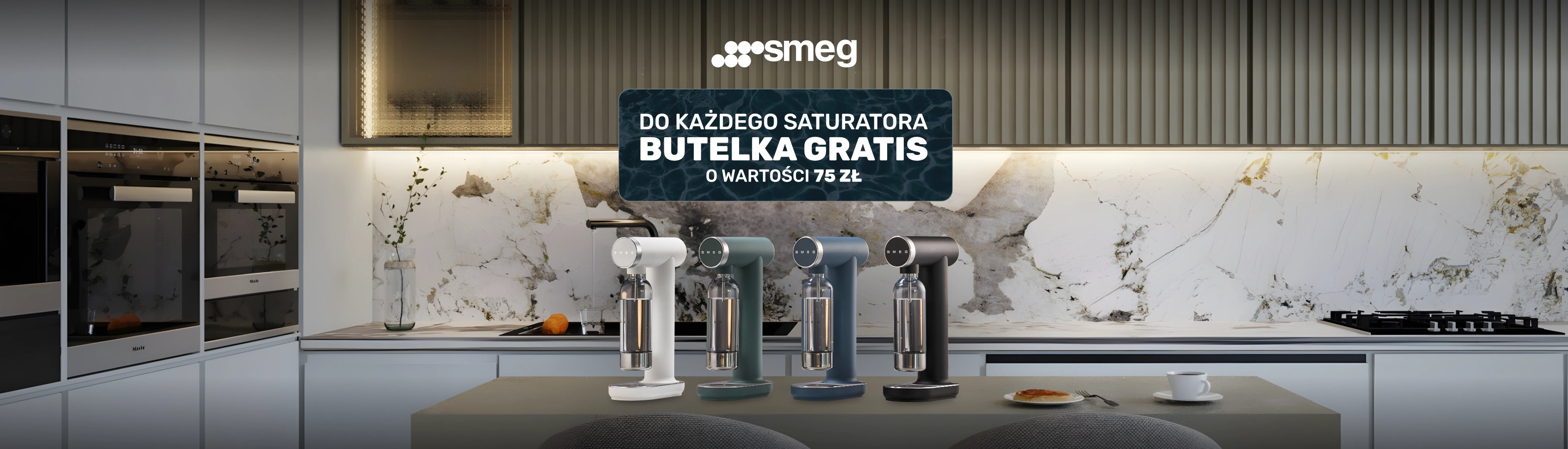 SMEG - Do każdego saturatora butelka GRATIS