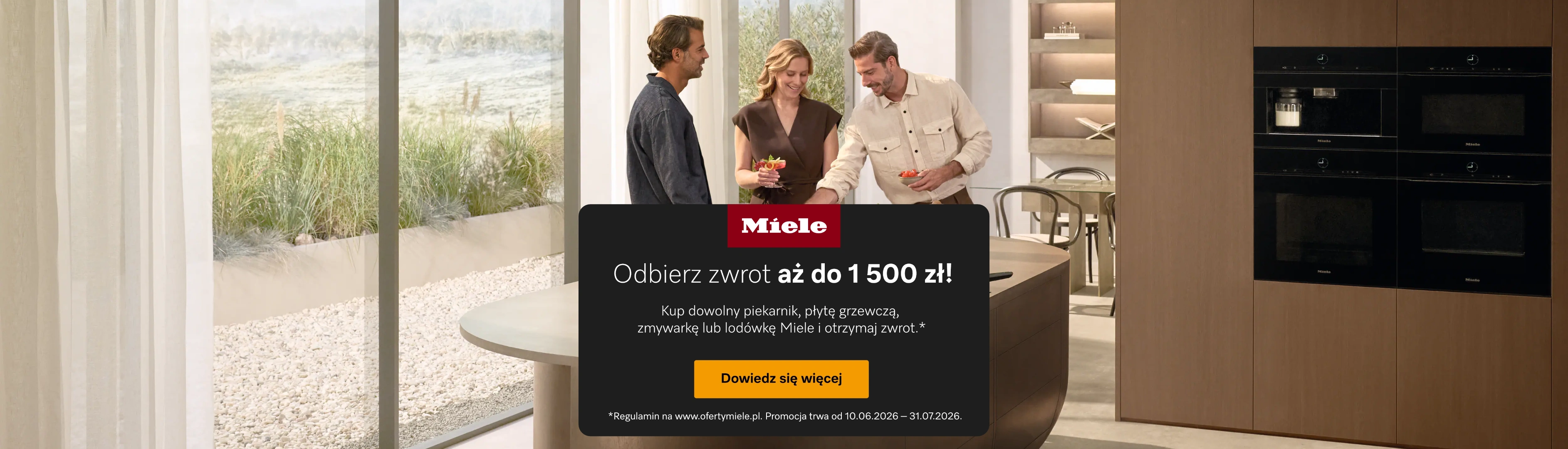 Miele - Odbierz zwrot nawet do 1500 zł!