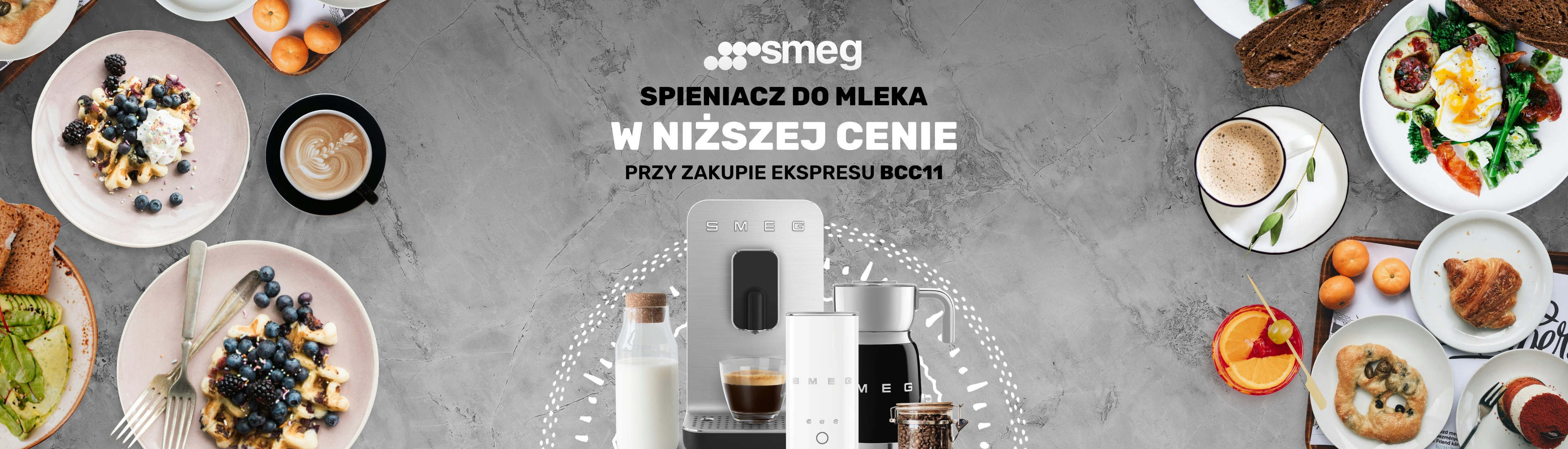 SMEG - Spieniacz do mleka w niższej cenie do ekspresów BCC11