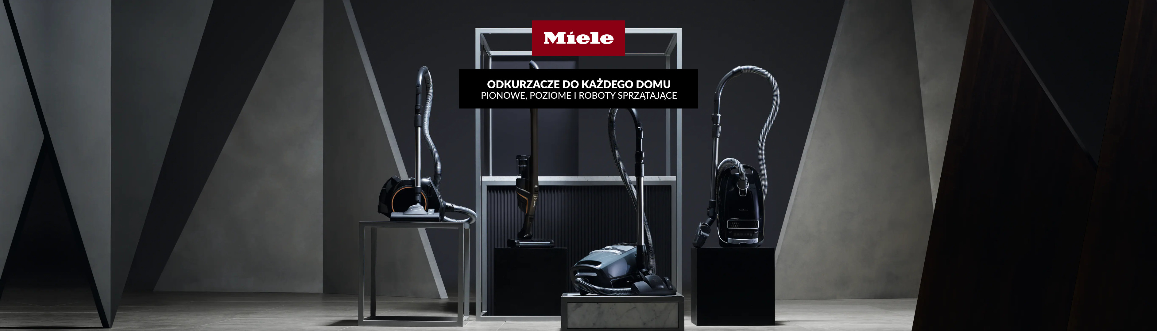 Miele - Odkurzacze do każdego domu - Pionowe, poziome i roboty sprzątające