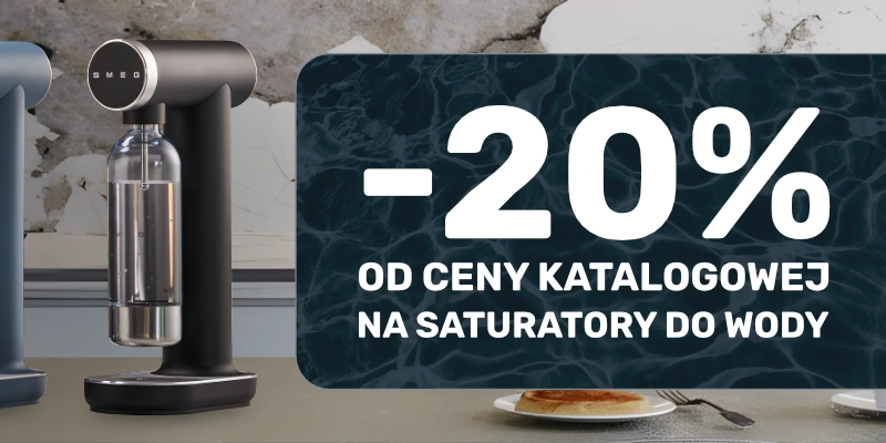 SMEG -20% od ceny katalogowej na saturatory