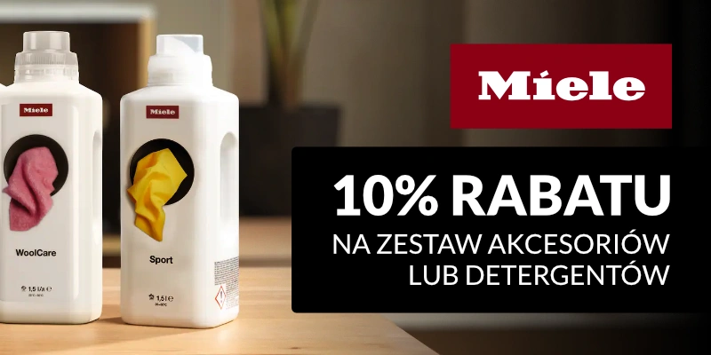 Miele - 10% na zestaw akcesoriów i detergentów!