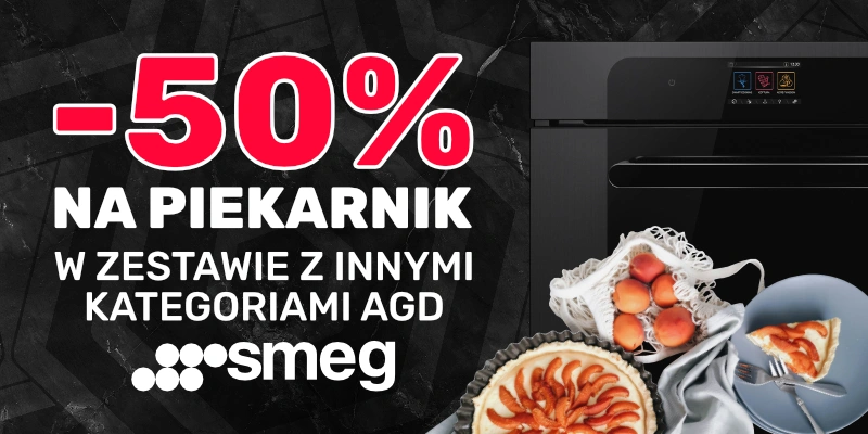 SMEG - 50% na piekarnik w zestawie z urządzeniem do zabudowy innej kategorii
