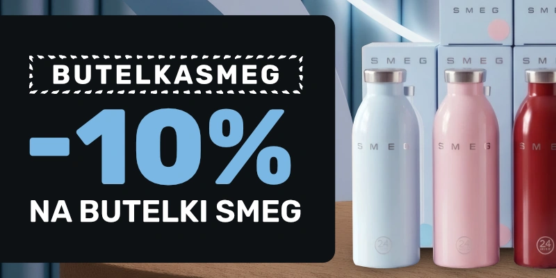 SMEG - 10% rabatu na butelki