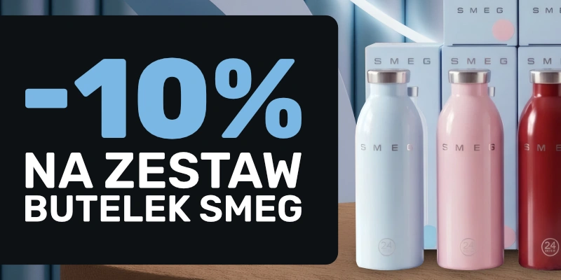 SMEG - 10% rabatu na butelki