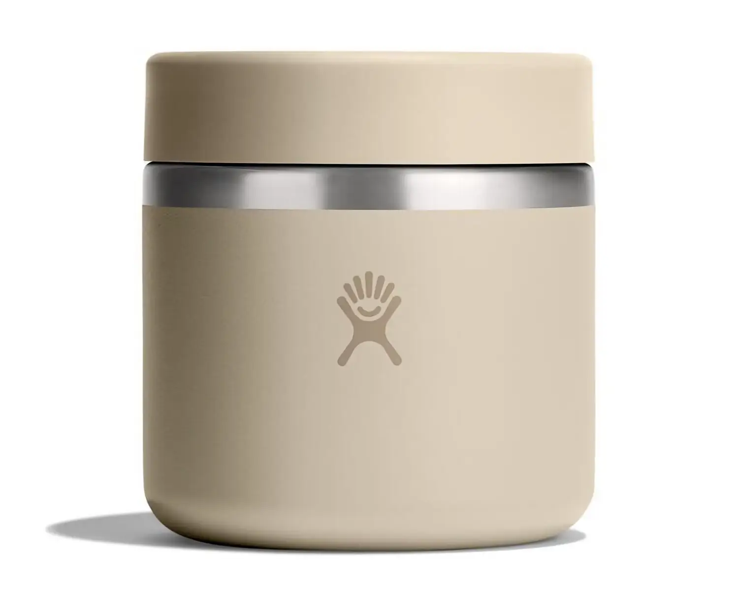 Termos Hydro Flask 20 oz w kolorze Oat widok od przodu
