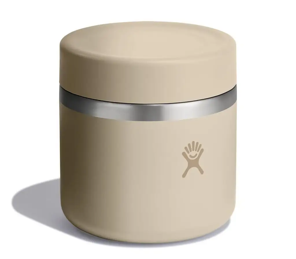 Termos Hydro Flask 20 oz w kolorze Oat widok od boku