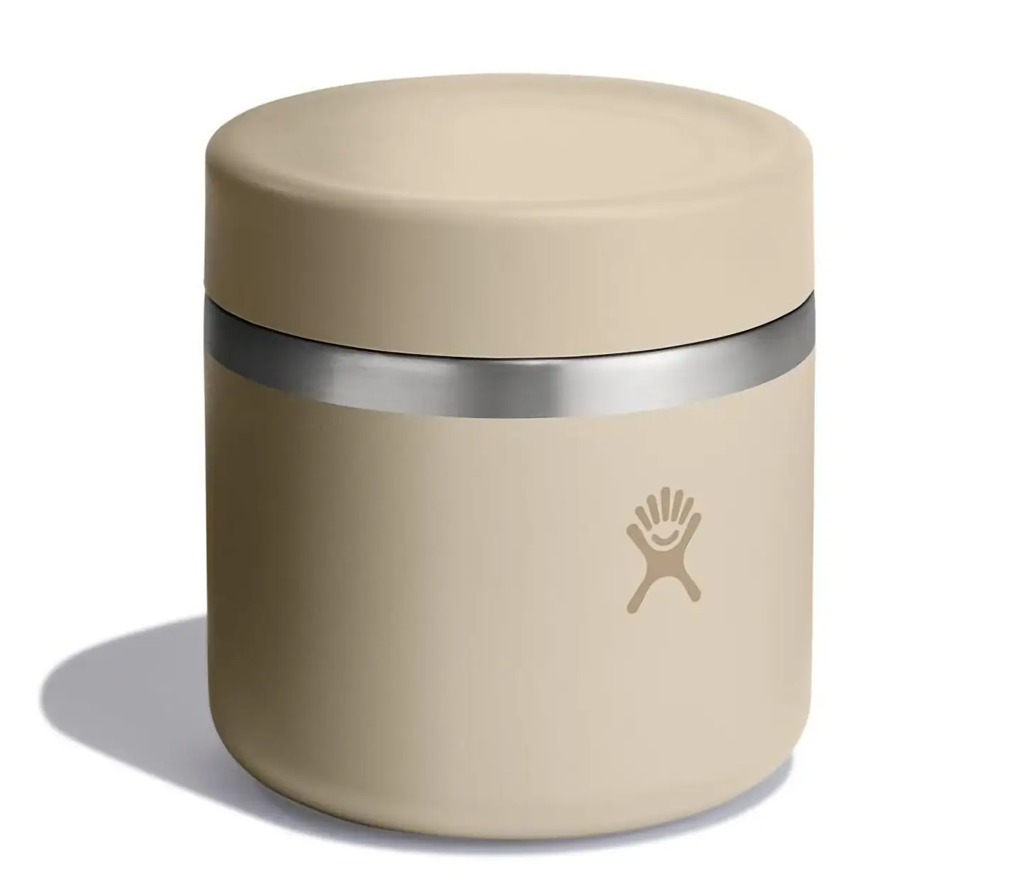 Termos Hydro Flask 20 oz w kolorze Oat widok od boku